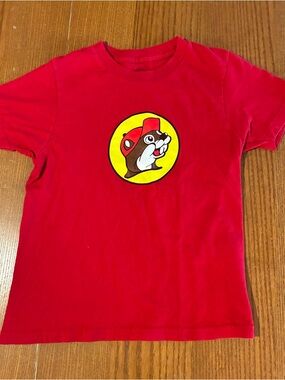 Red Kids Buc-ee’s T-shirt